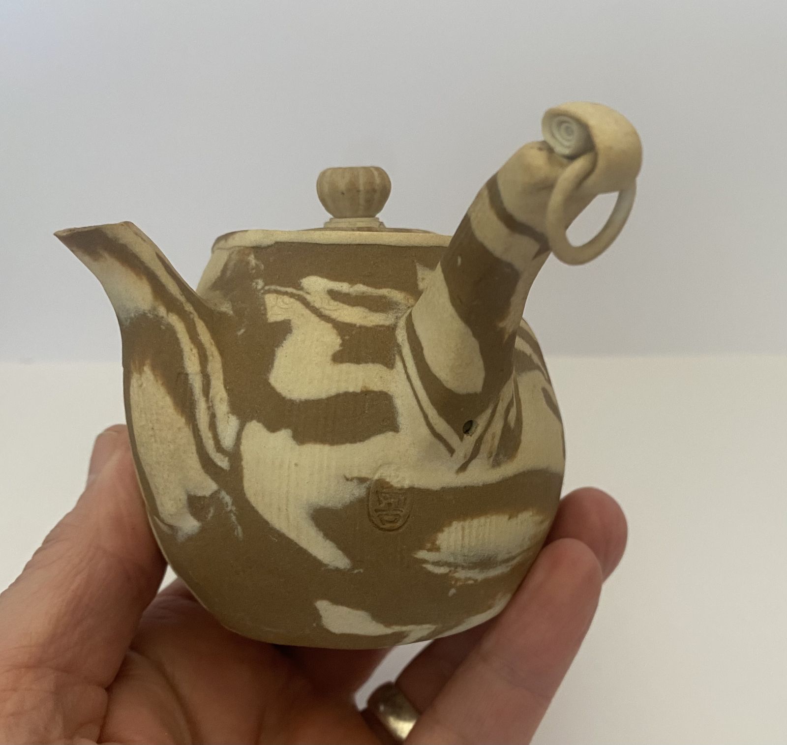 Antique, Taisho Period, Japanese Banko Ware Teapot