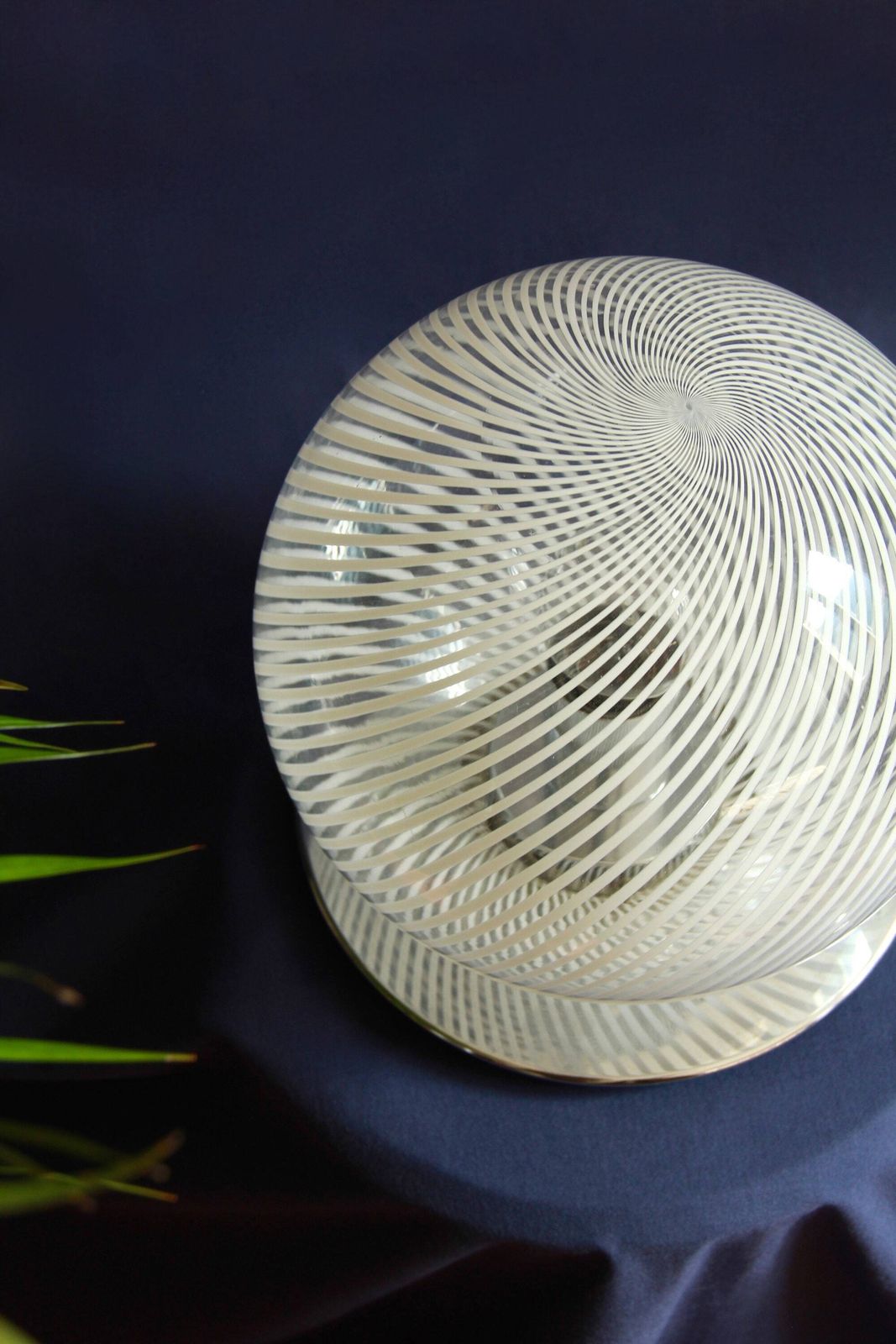 Dante, Vintage Murano Table Lamp Attributed To Paolo Venini, Italy, 1960s photo for sale