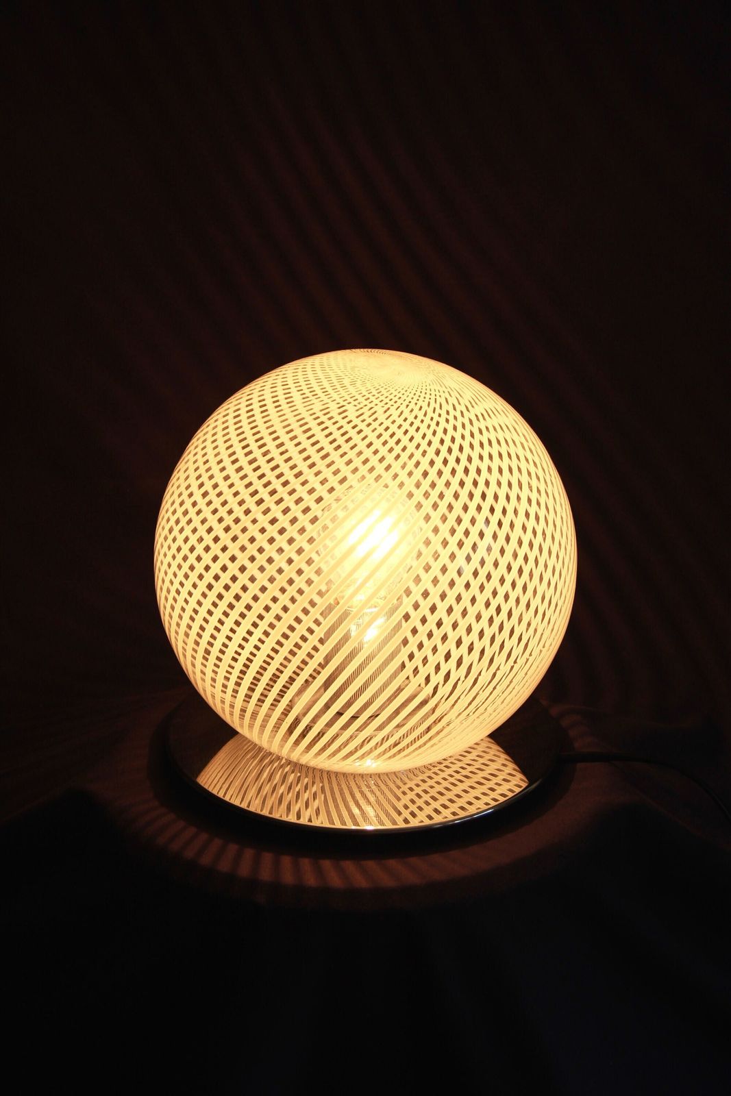 Dante, Vintage Murano Table Lamp Attributed To Paolo Venini, Italy, 1960s photo vinterior