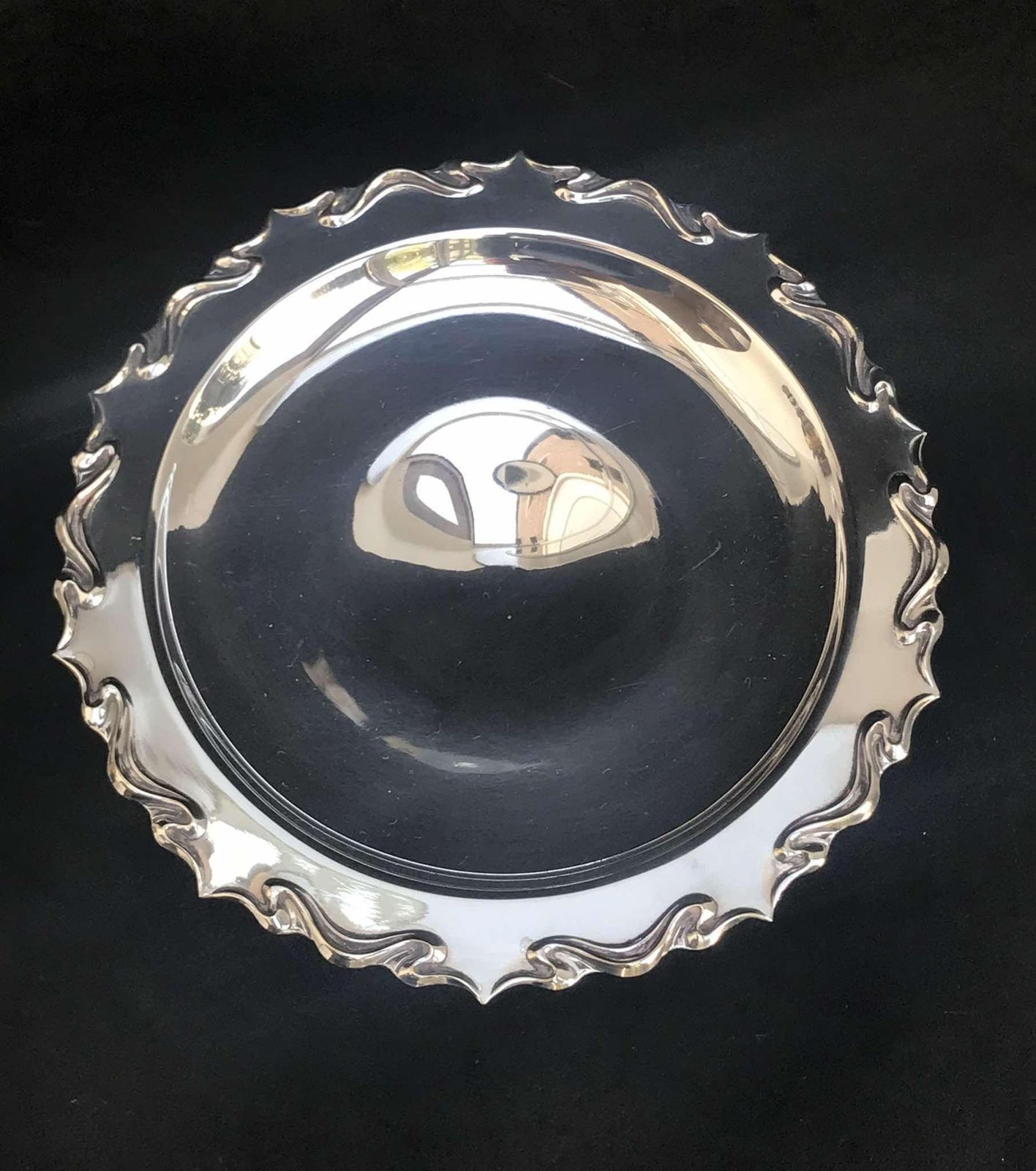 Pedestal Plate Fenton Brothers Chocolates Dish Silver Plated Catchall Nut Dish Keys Dish Cookies Dish Edwardian Silver Plated Gift For Her photo Home Decor