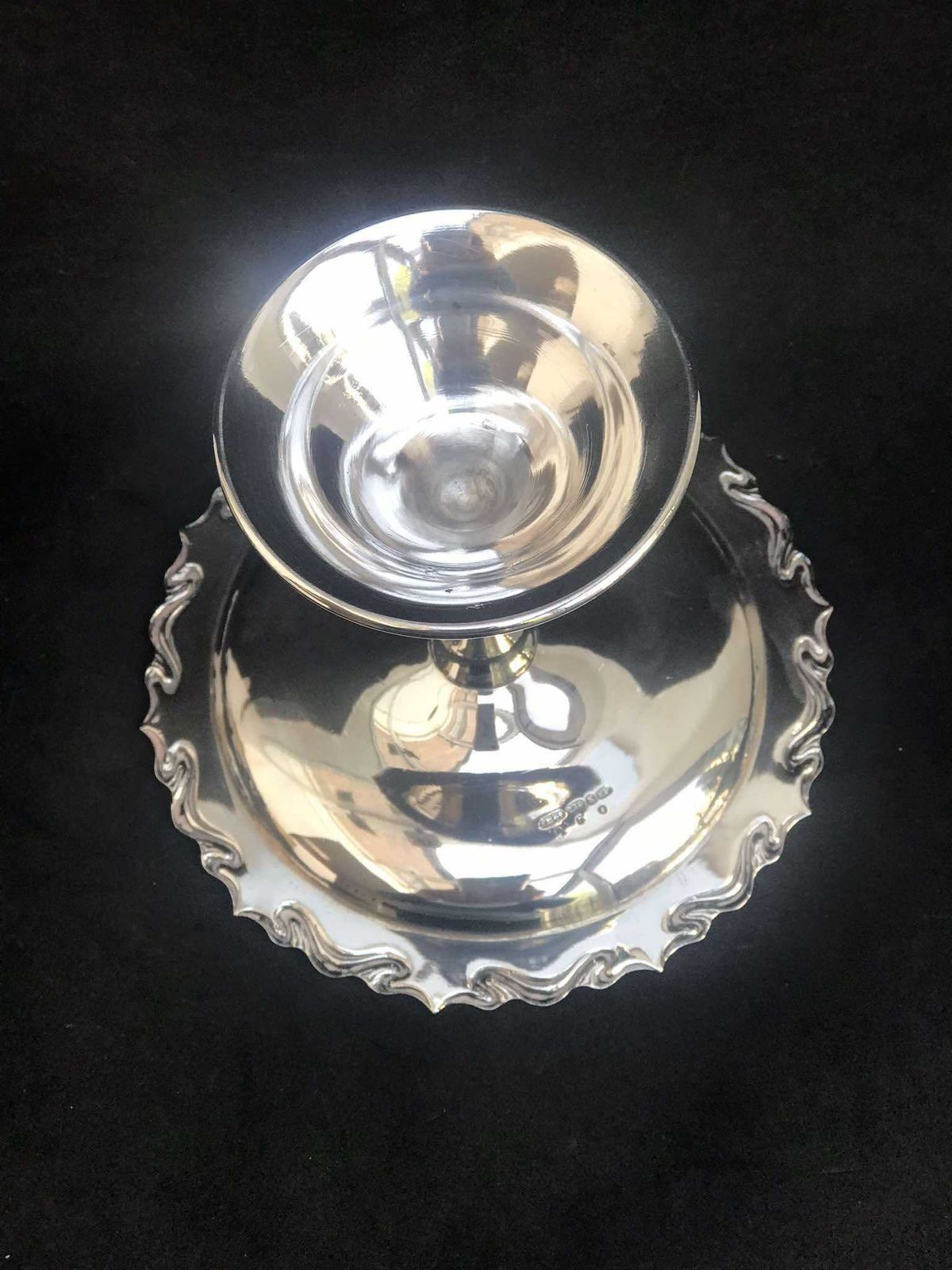 photo furniture Pedestal Plate Fenton Brothers Chocolates Dish Silver Plated Catchall Nut Dish Keys Dish Cookies Dish Edwardian Silver Plated Gift For Her