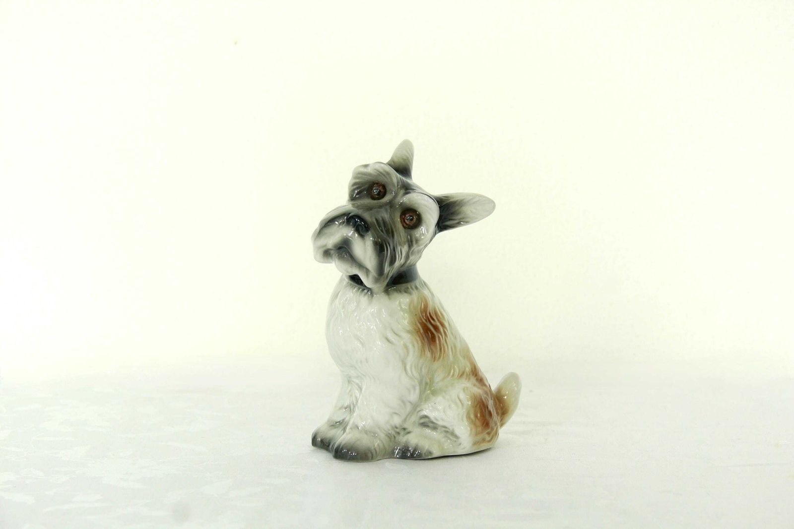 Billy, Scottish Terrier Porcelain Table Lamp, Italy, 1930s photo furniture