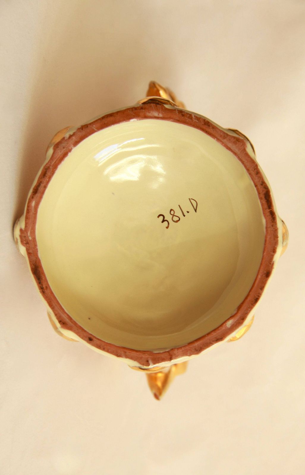 Orotidarei, Art Déco Ceramic Candle Holder, Italy, 1940s photo 208.0