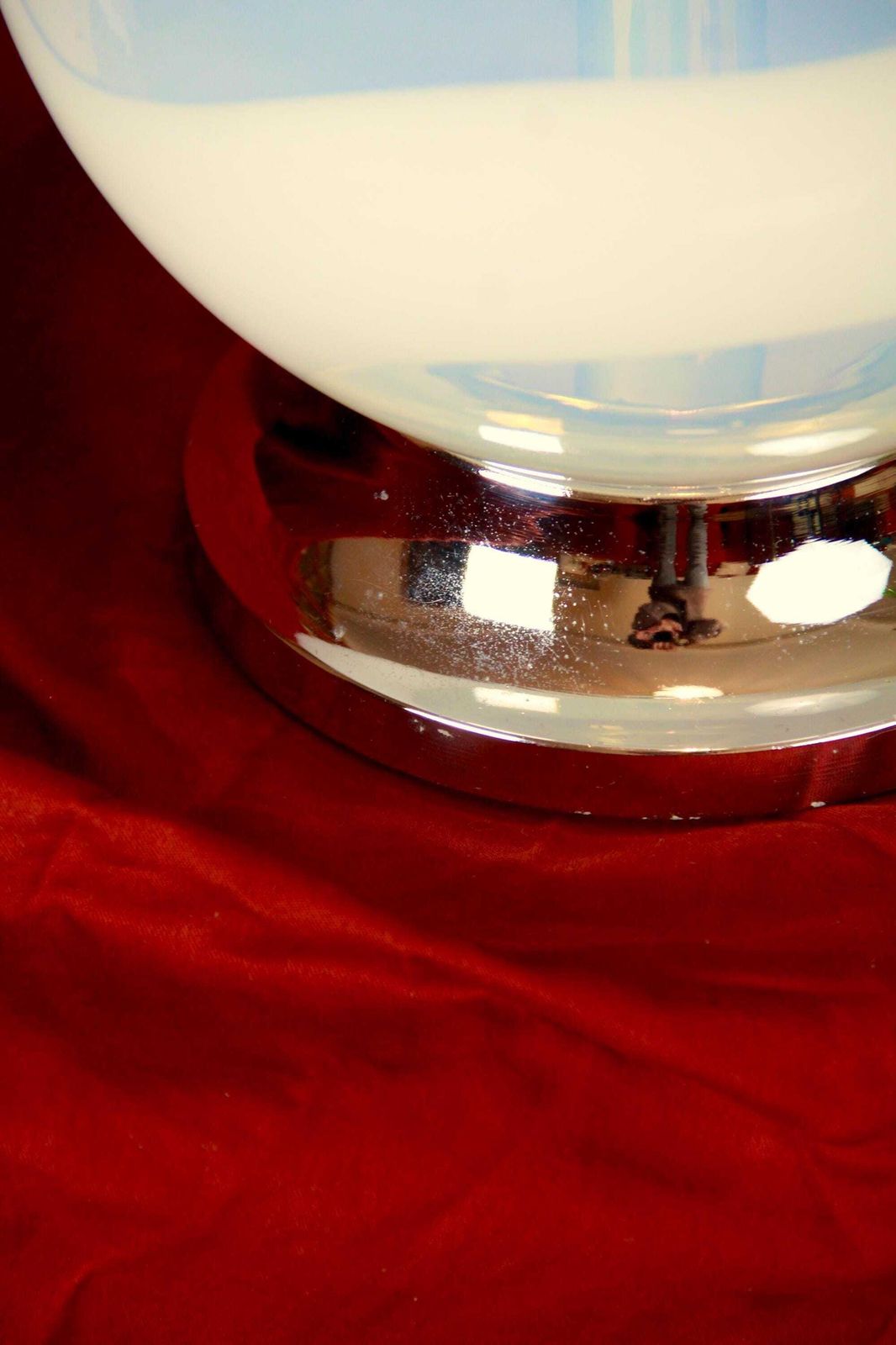 Beatrice, Vintage Murano Iridescent Glass Lamp By C.Nason, Italy, 1970s photo vinterior