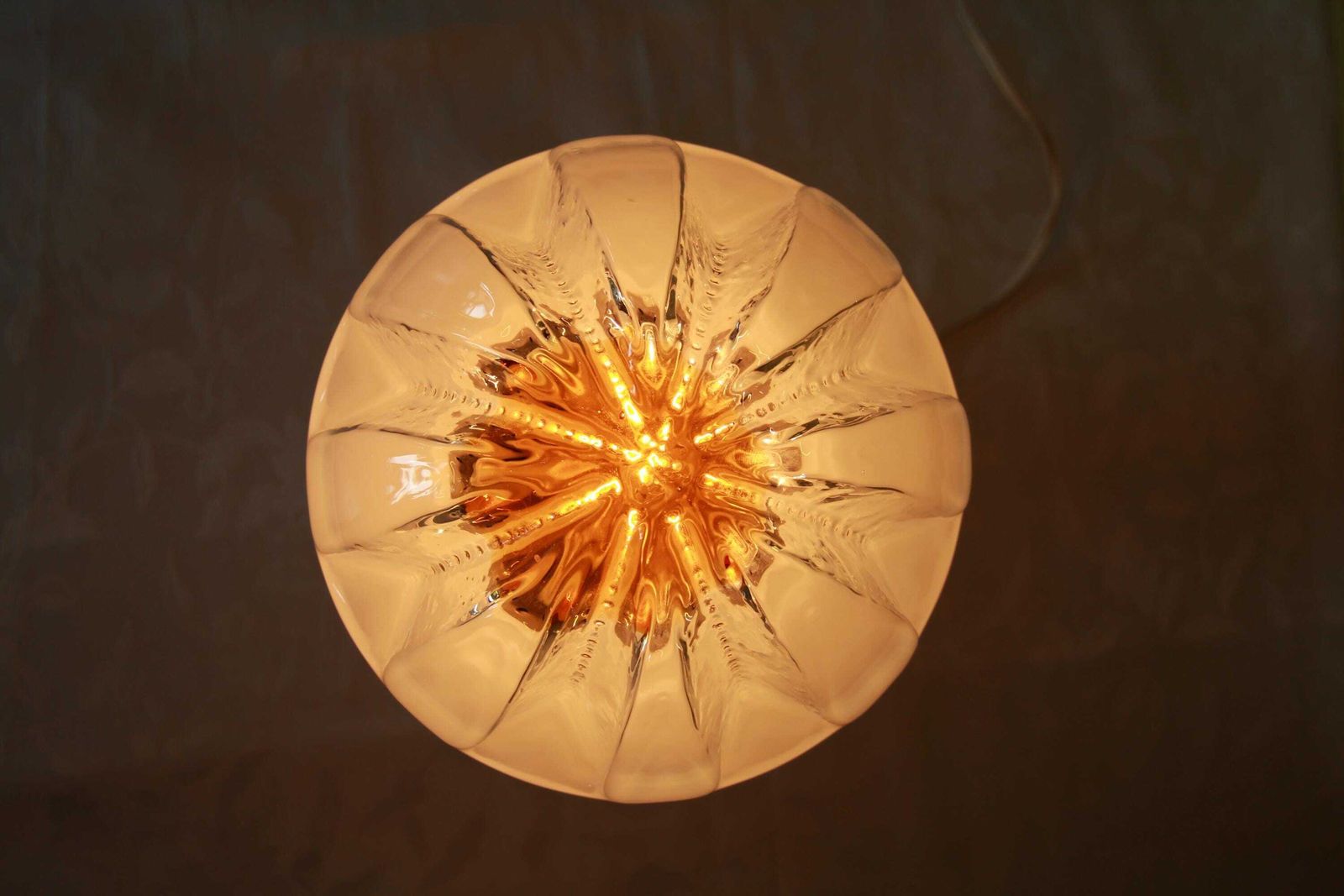 Atomo, Vintage Space Age Murano Table Lamp By Mazzega, Italy, 1970s photo vintage