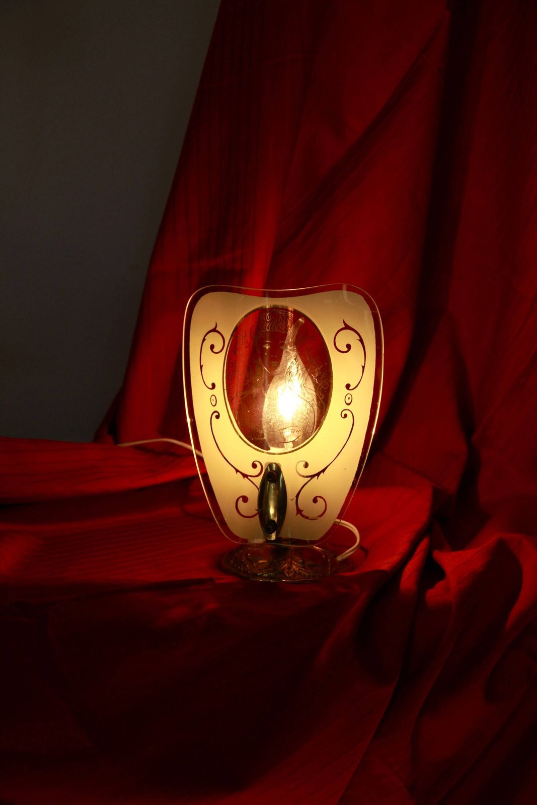 Terese, Mid Century Bedside Table Lamps, Set Of 2, Italy, 1950s photo vinterior