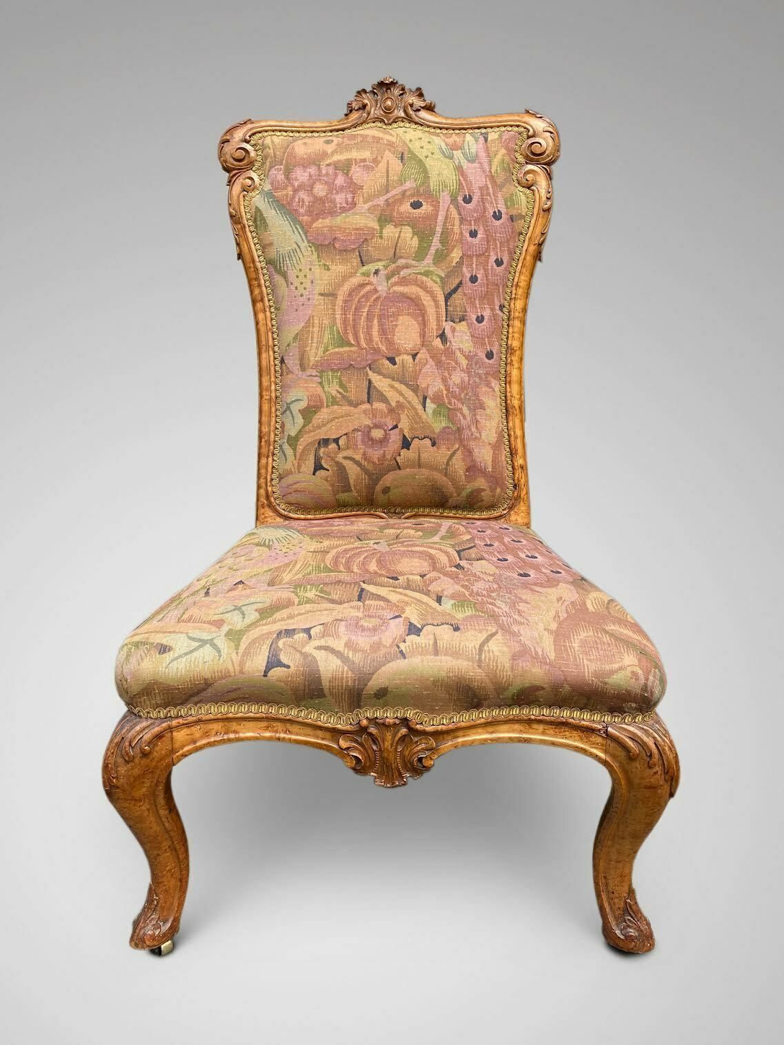 Stunning 19th Century Burr Elm Nursing Chair photo 1900.0