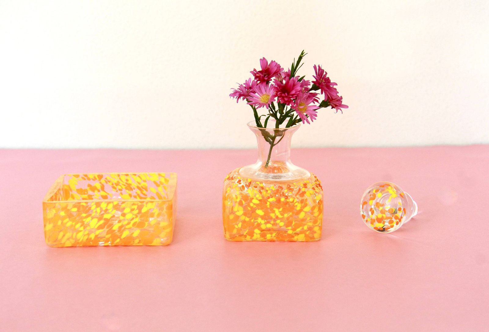 Maculato, Vintage Murano Toilet Set By La Murrina, Italy, 1970s photo furniture