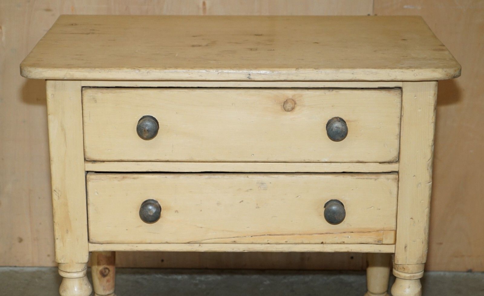 Super Rare Antique Georgian Circa 1800 Pine Housekeepers Drawers Sideboard photo Furniture