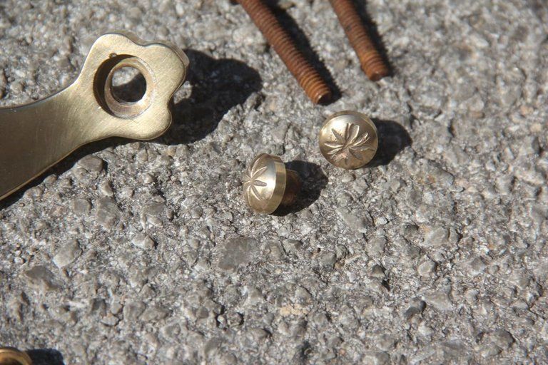 Pair Of Luxury Handles Midcentury Italian Design Carlo Mollino Style Gold Brass photo vintage