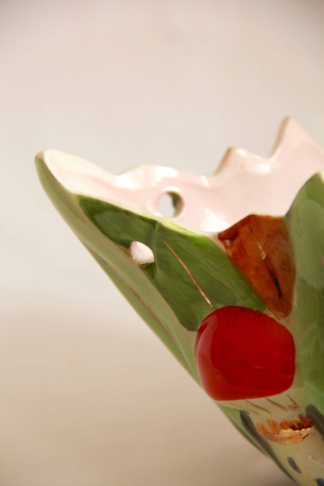 photo furniture Porcino, Ceramic Hanging Pot, Italy, 1950s