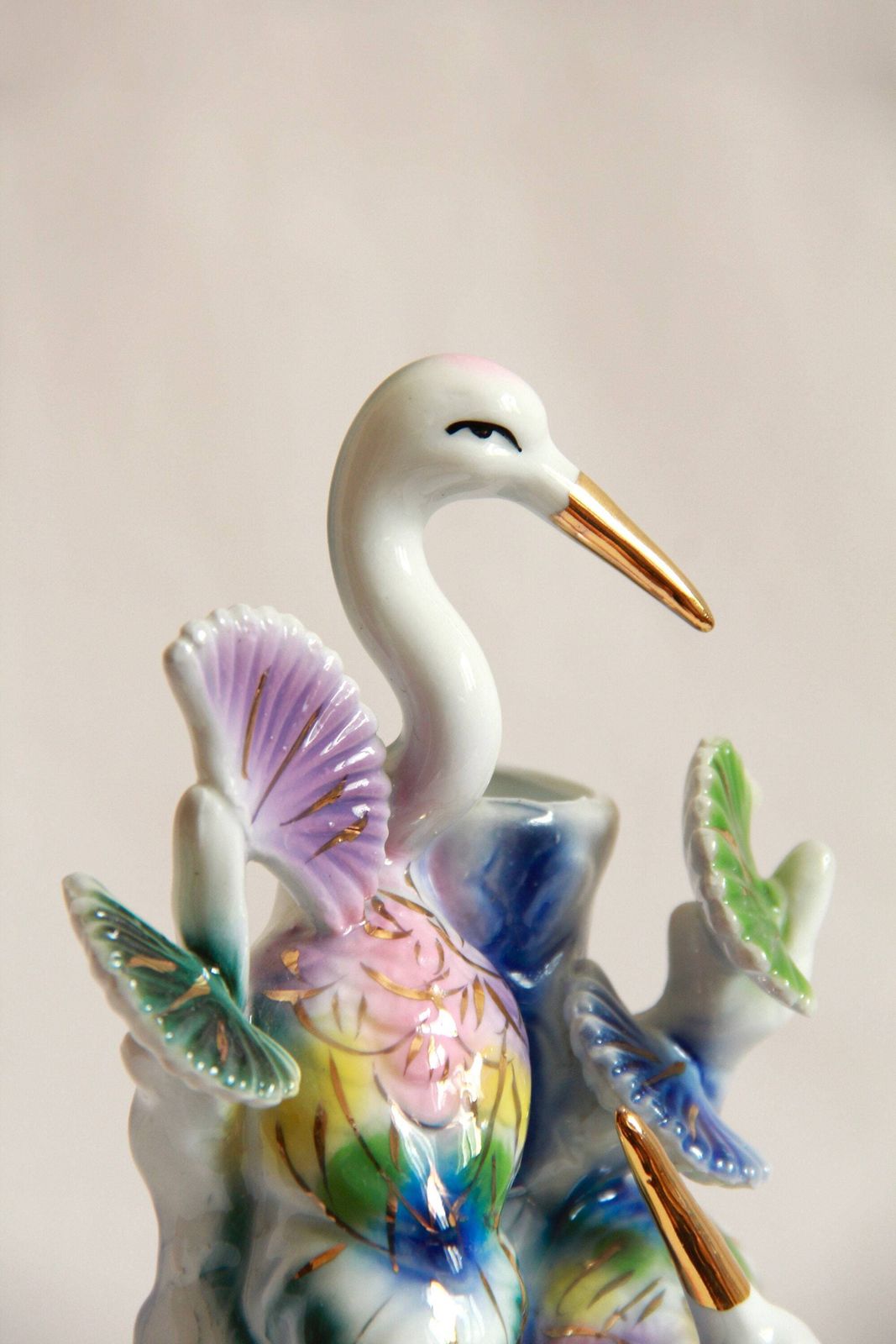 Aironi, Art Deco Porcelain Vase, Italy, 1940s photo for sale