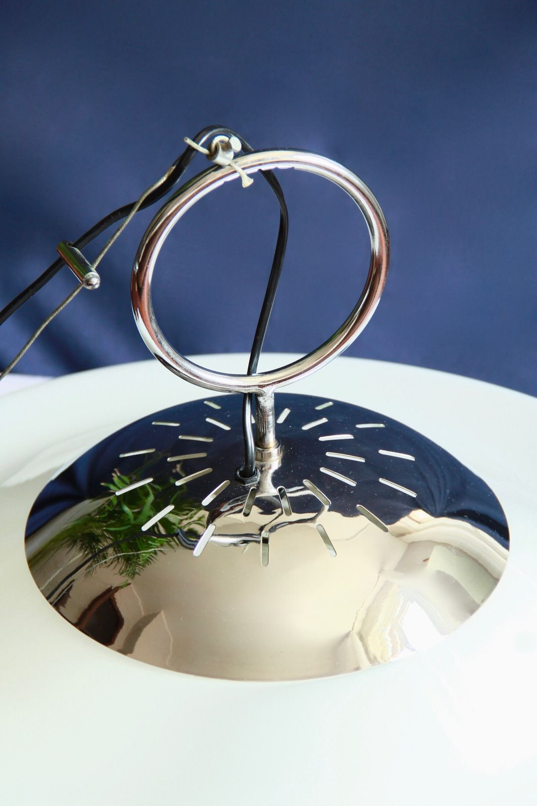 Goccia, Imposing Rare Space Age Murano Ceiling Lamp By Artemide, Italy, 1970s photo vinterior