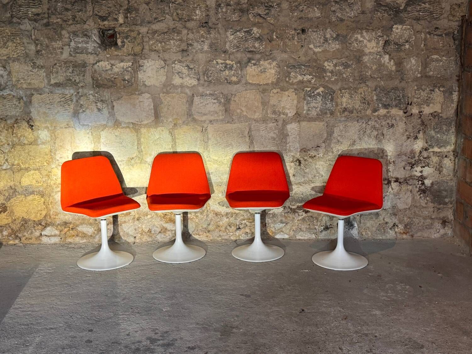 4 Tulip Chairs   Börje Johanson photo buy