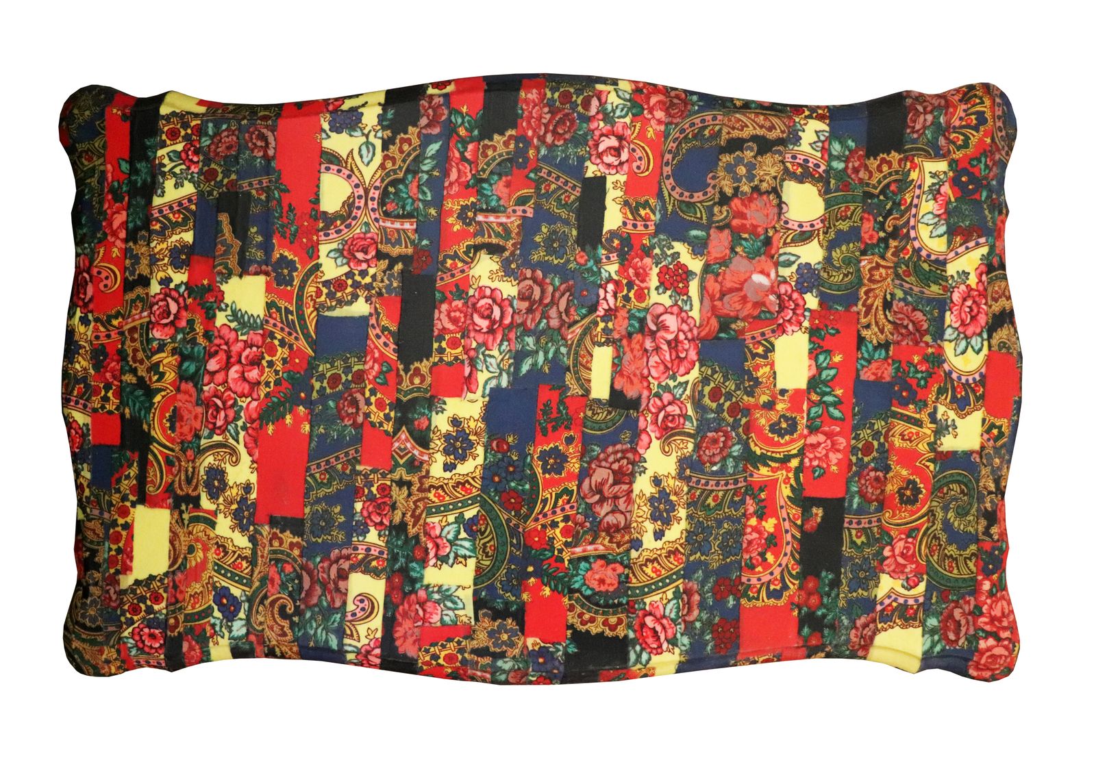 "Folklore" Restyled Coffee Table By Habitat Improver With Fabric Decoupage photo for sale