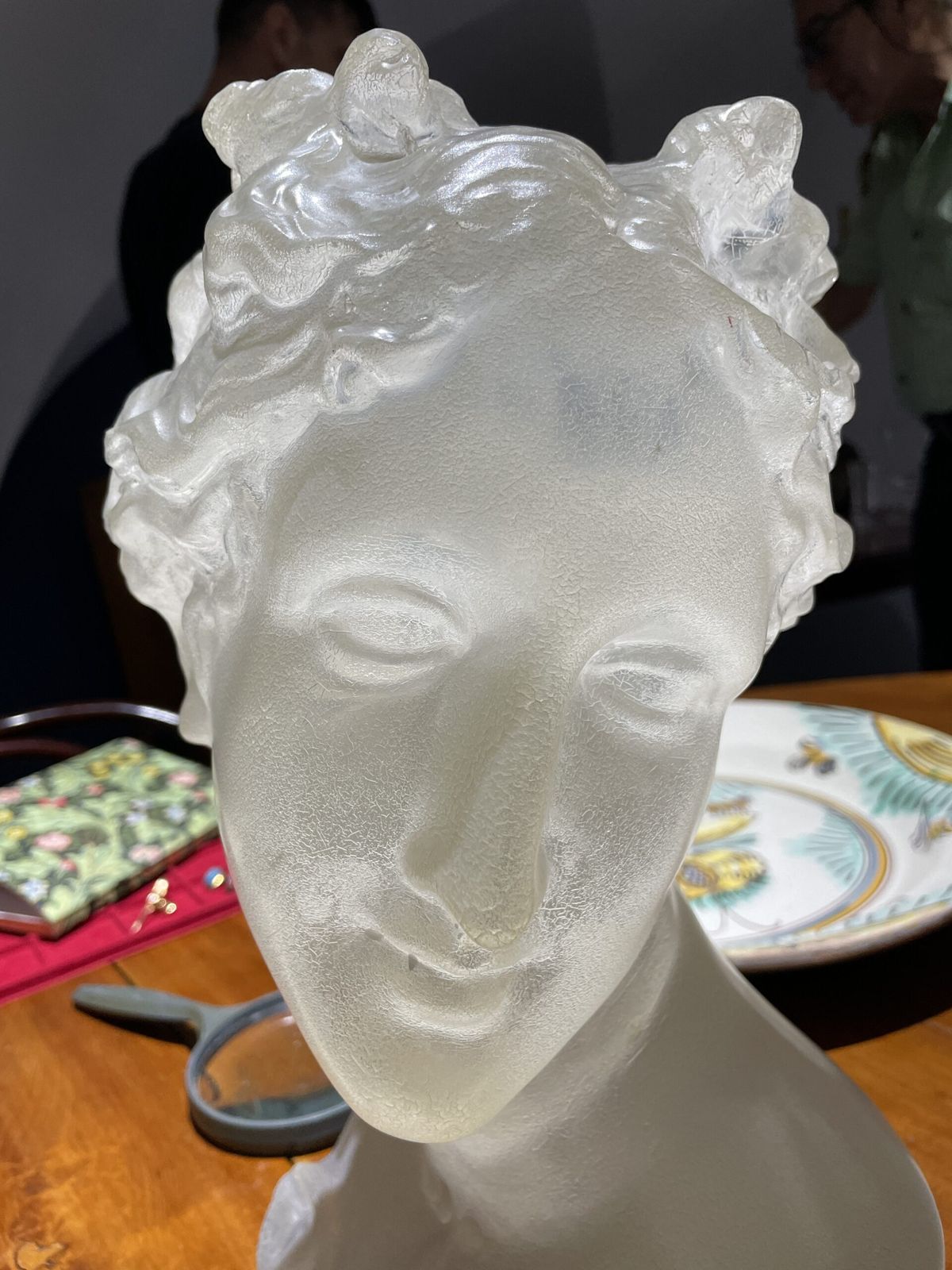 A Singular Piece Of Art By D’estifano. An Rare Early Signed Acrylic Bust. (Circa 1970) photo Art