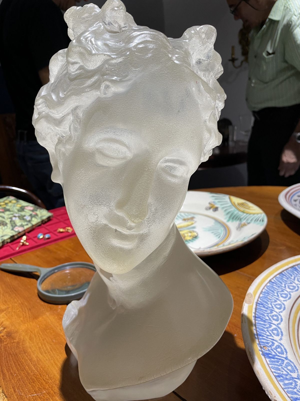 A Singular Piece Of Art By D’estifano. An Rare Early Signed Acrylic Bust. (Circa 1970) photo 1250.0