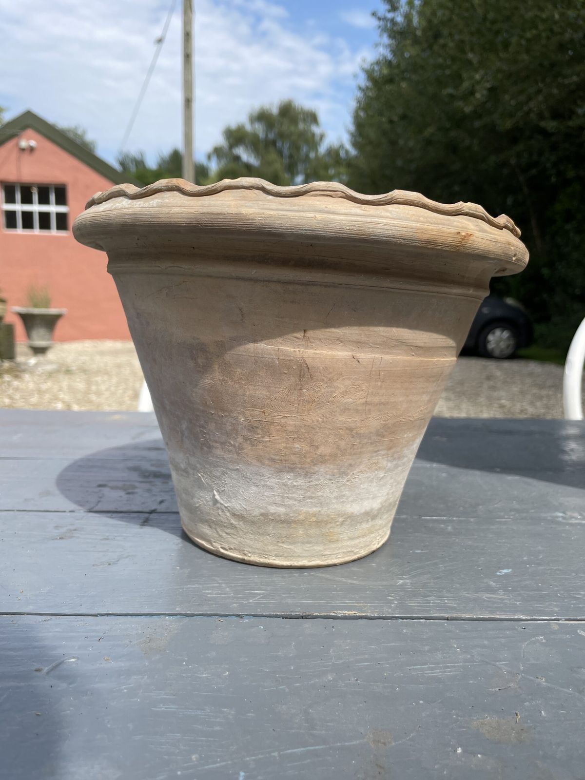 Collection Of Early Italian Terracotta Pots. photo vintage