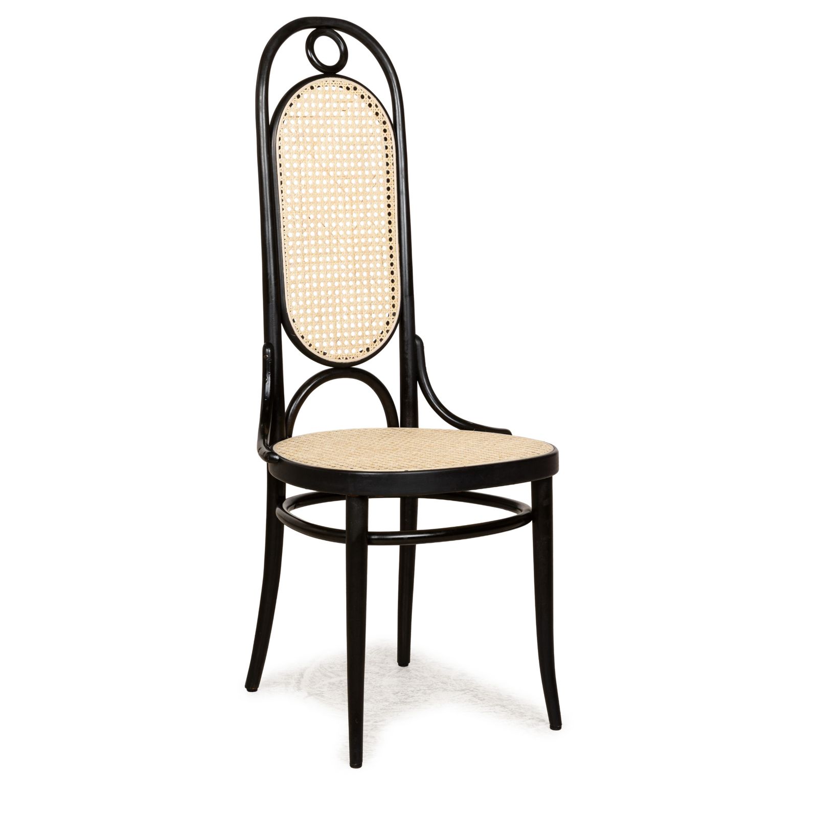 Chaise en bois Thonet No. 207 R, café, brun et noir