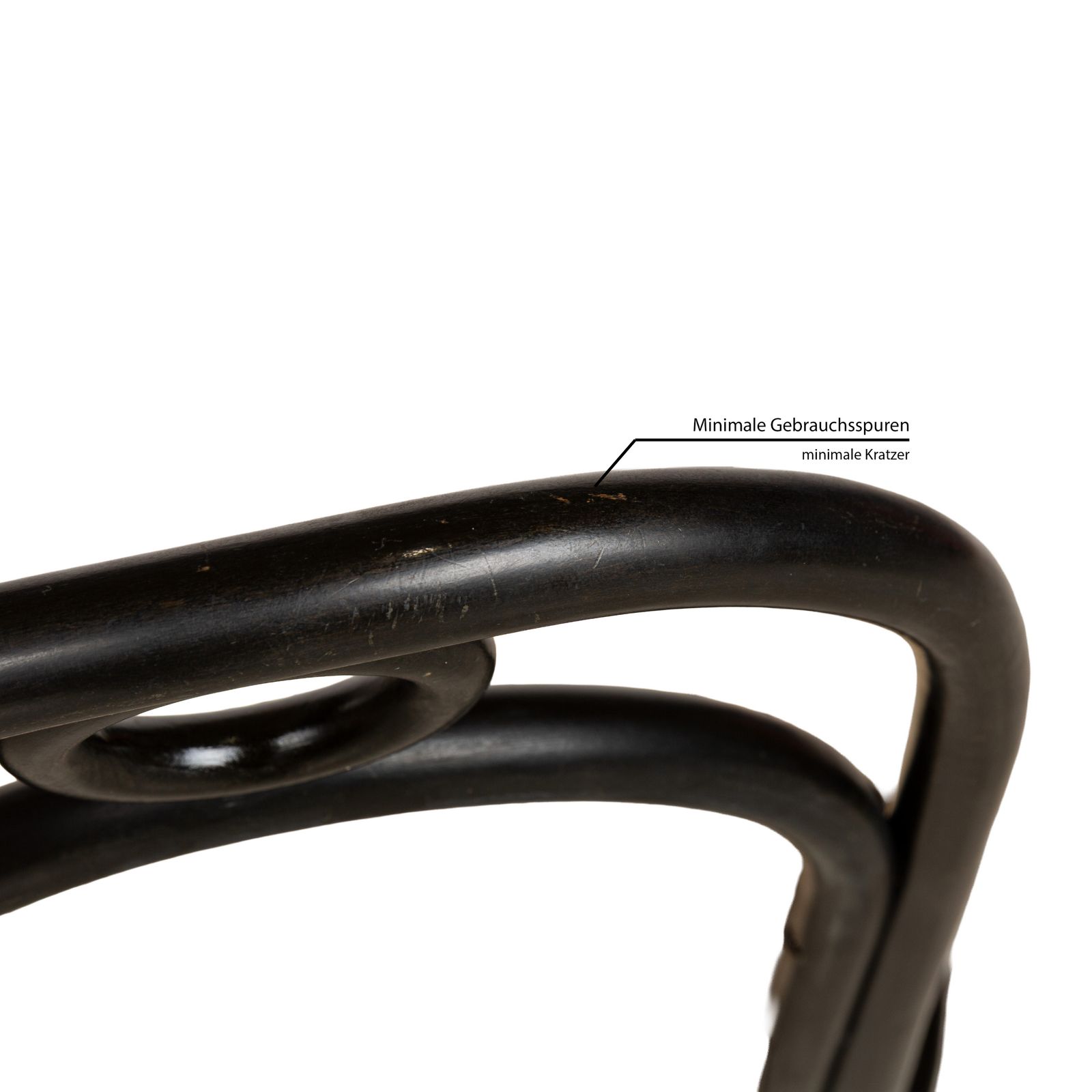 Chaise en bois Thonet No. 207 R, café, brun et noir photo vinterior