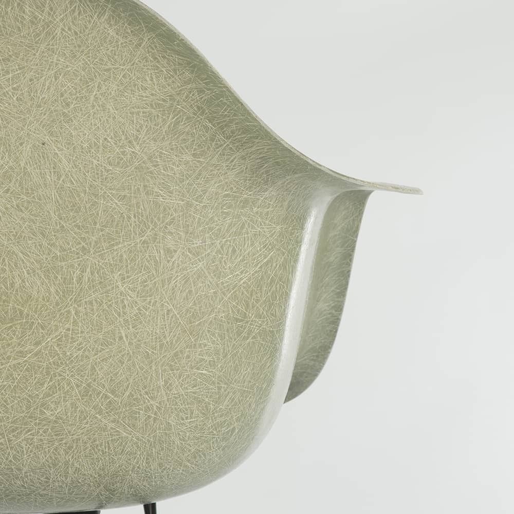 Seafoam Herman Miller Vintage Original Eames Rar Rocking Arm Chair photo vinterior