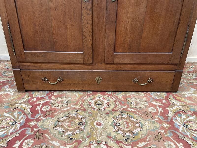Armoire Basse En Chêne Massif, 1800s photo buy