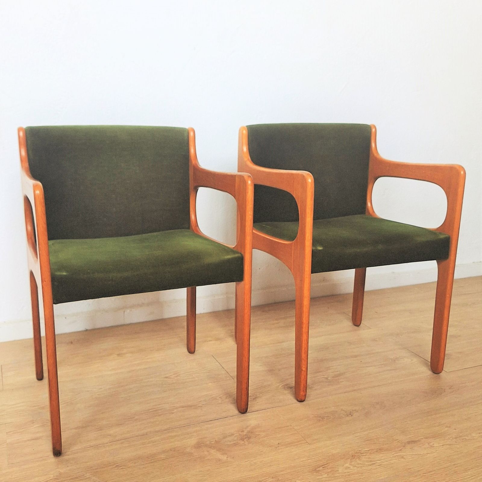 Two Vintage Armchairs In Scandinavian Style. 1960   1969 photo for sale