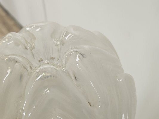 Lighting Mid Century Murano Glass 3 Light Floor Lamp In Wood And Metal, 1970s photo