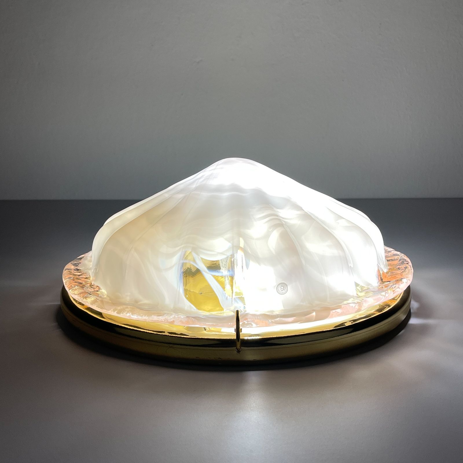 photo vintage Vintage Murano Ceiling Lamp By "La Murrina", Italy 1980s