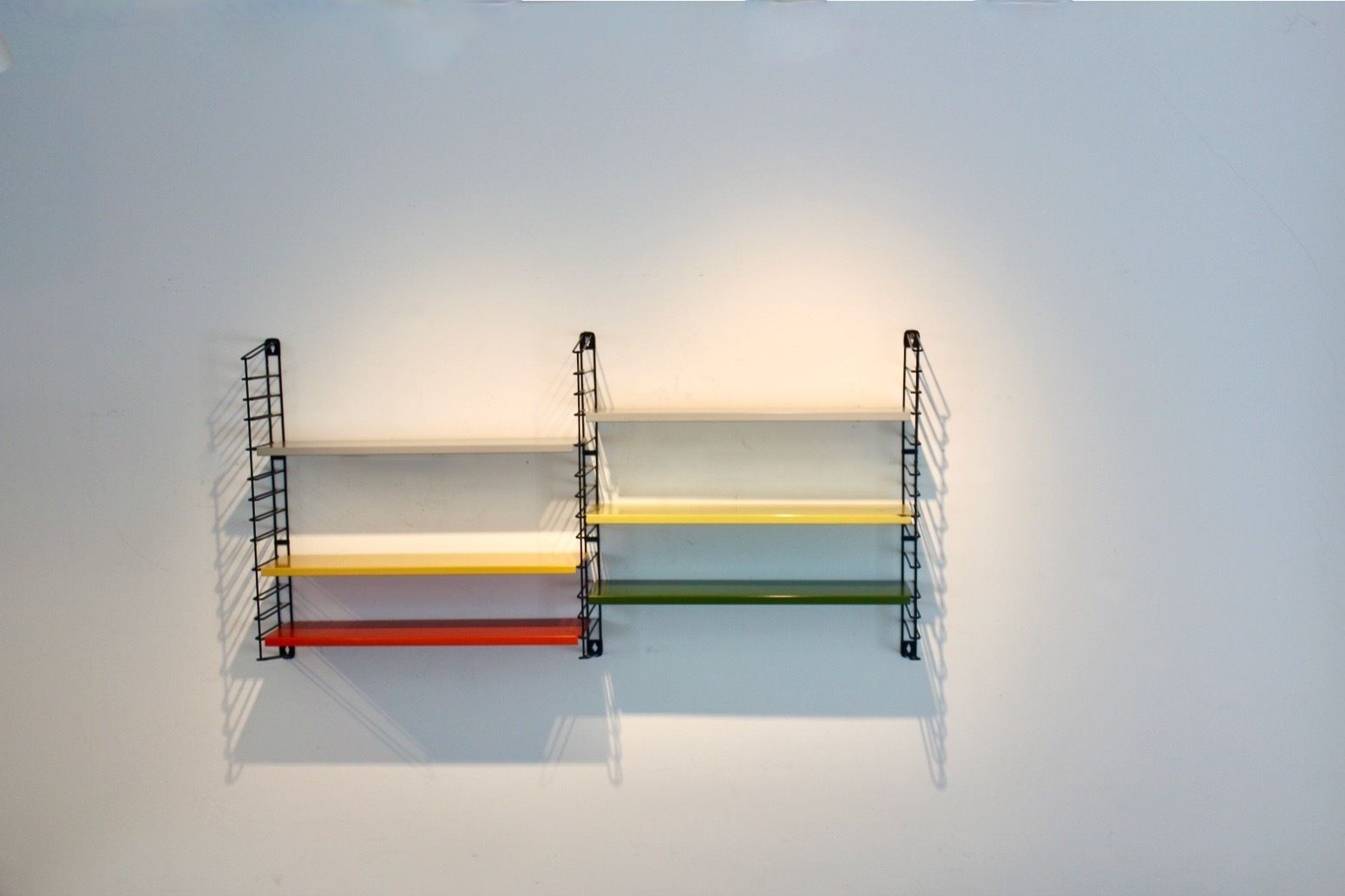 Tomado Holland Original Industrial Metal Multicolored Modular Wall Unit photo vintage