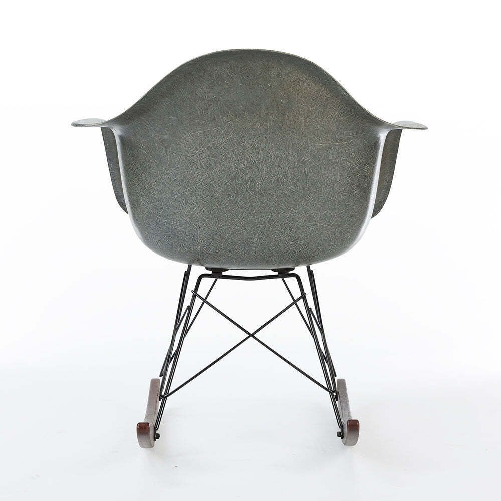 Elephant Grey Herman Miller Vintage Original Eames Rar Arm Shell Chair photo Furniture