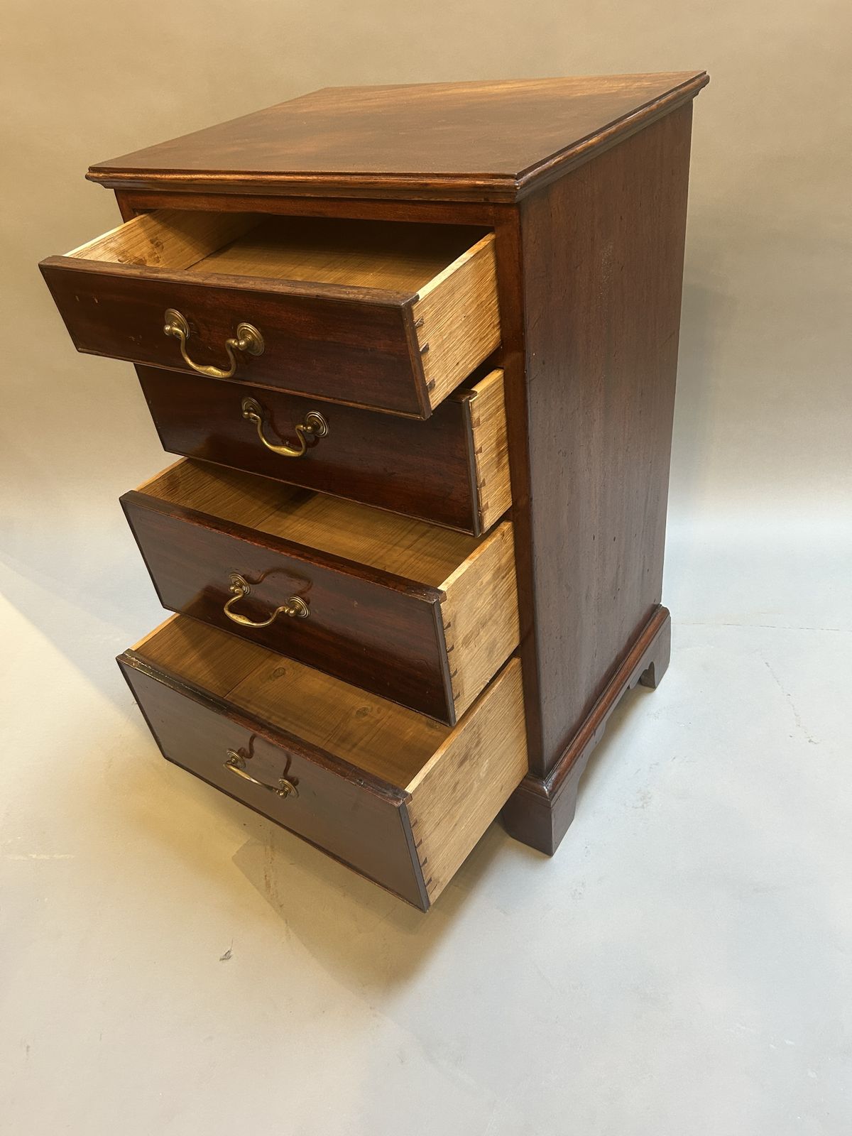 Antique Pedestal Chest Of Drawers photo vintage