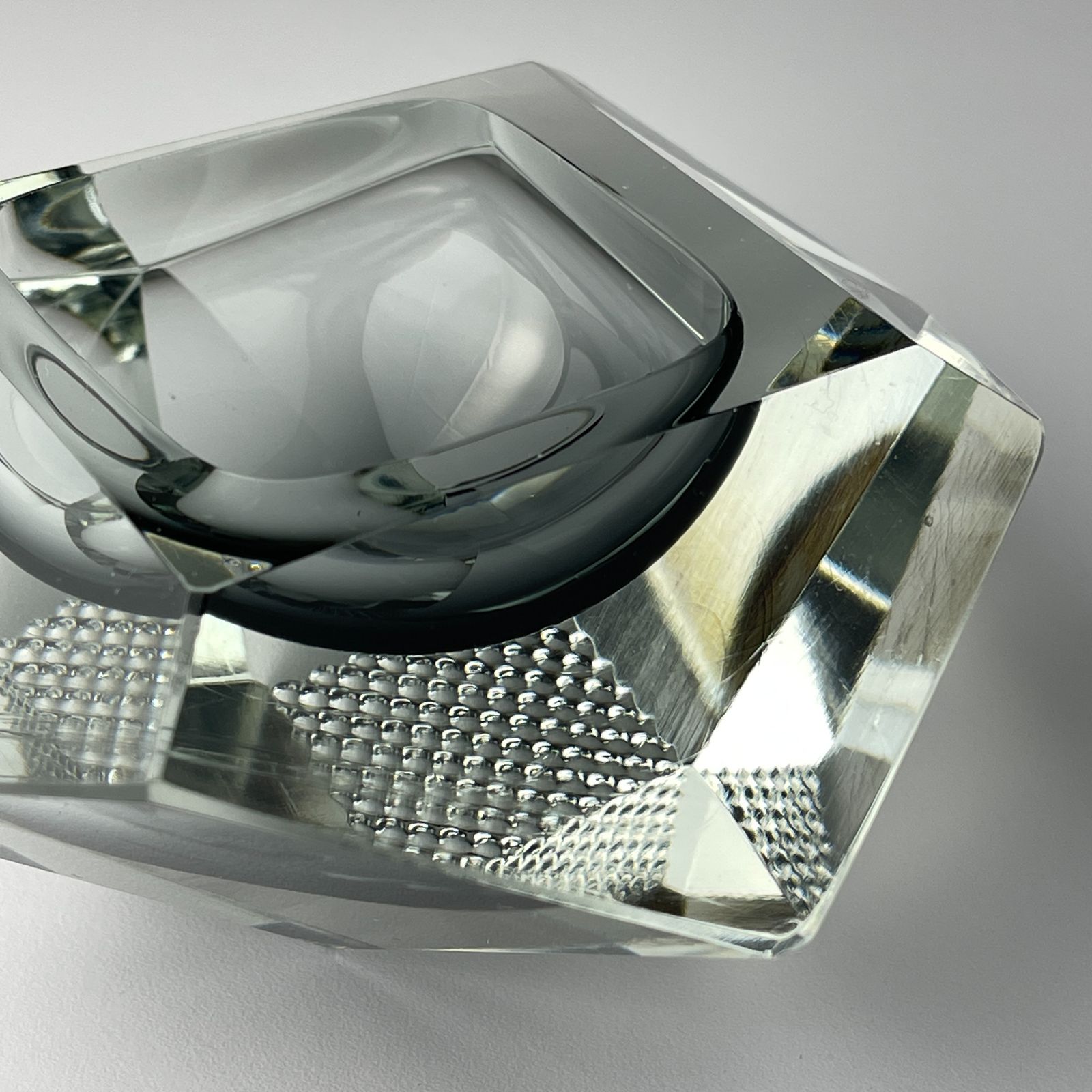 photo buy Original Murano Glass Sommerso Ashtray, Italy, 1970s