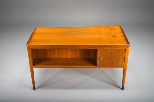 2080.0 Scandinavian Modern Teak Writing Desk Attributed To H. Brockmann Petersen For Poul M. Jessen, 1960s photo