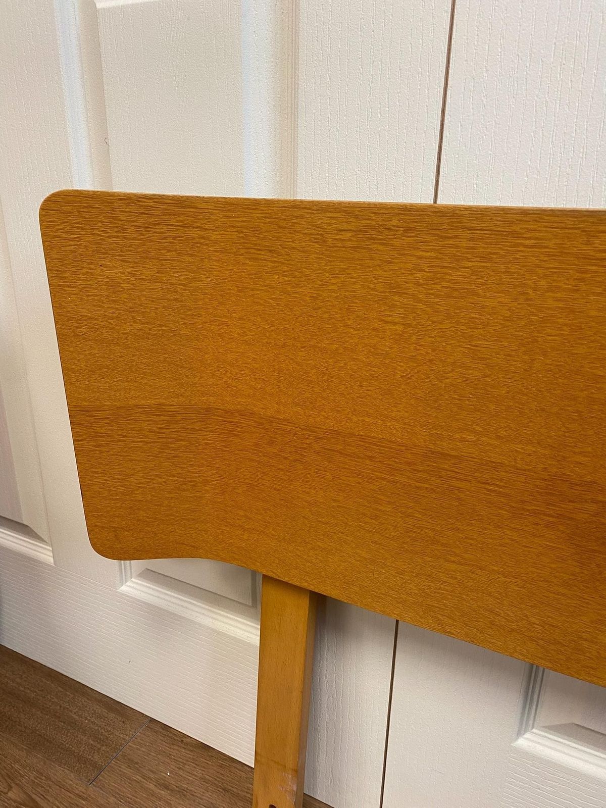 Vintage Retro 1950s Teak Single Headboard photo Furniture