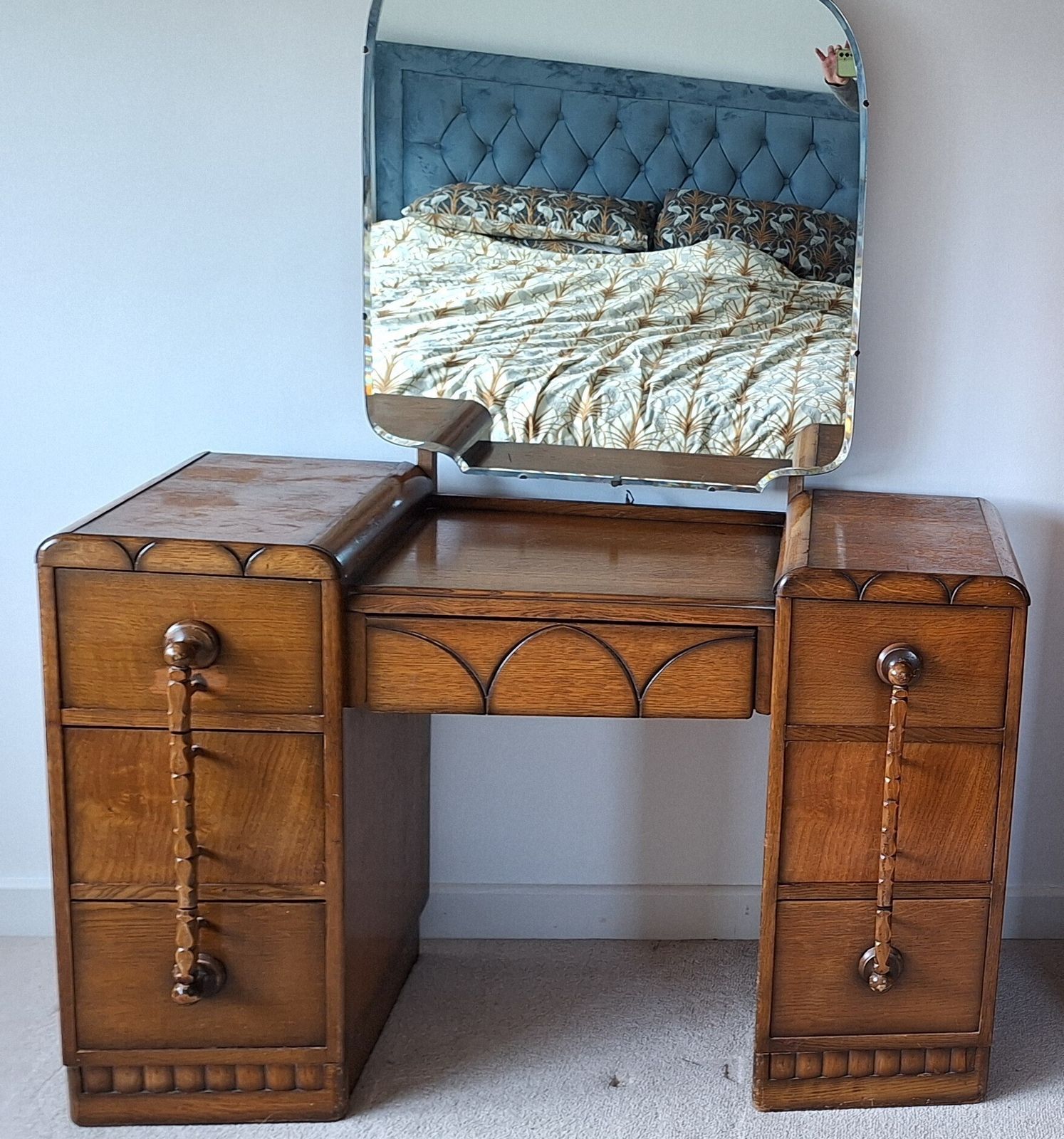 Beautiful Art Deco Bedroom Furniture Set photo vintage