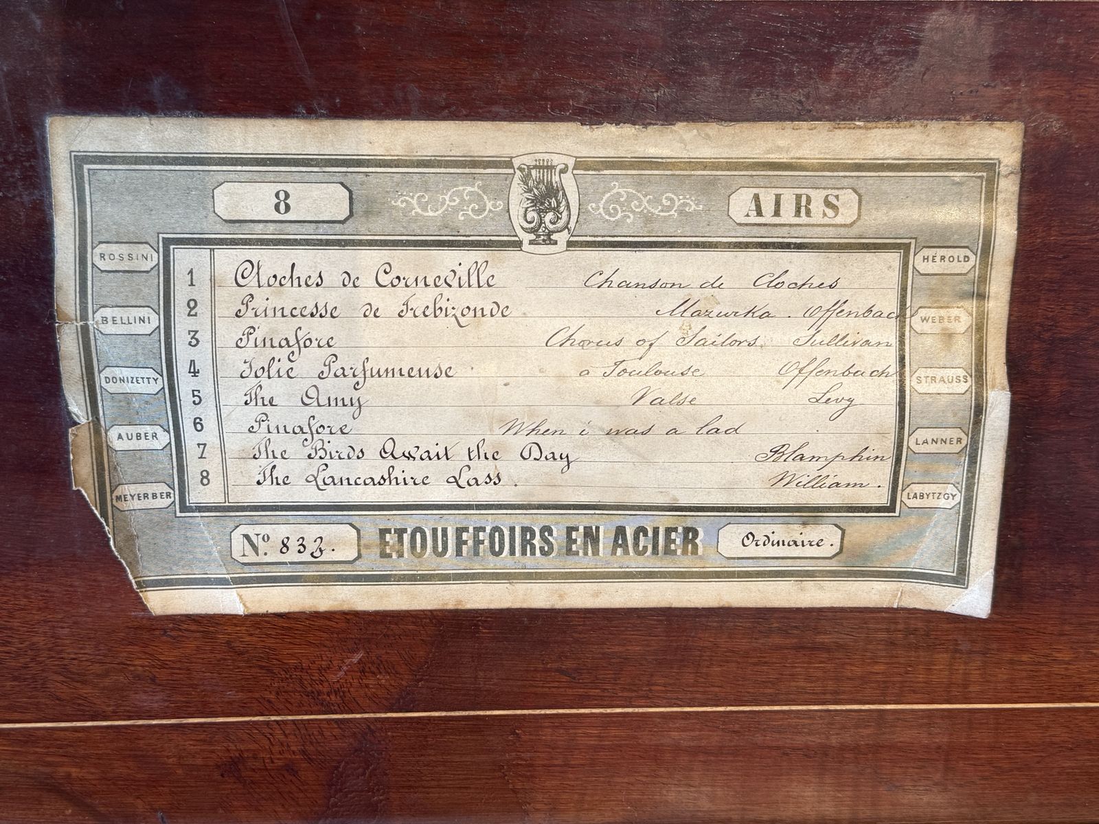Victorian Music Box photo 1850.0
