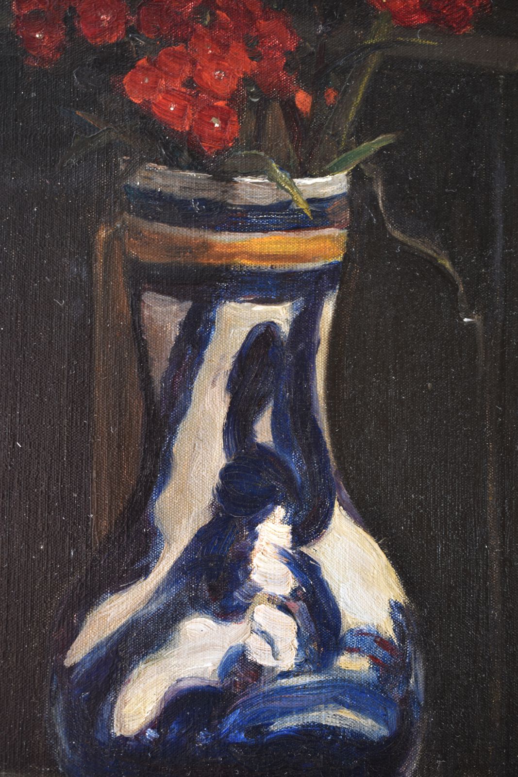 Art Gustav Kampmann, Vase Of Flowers (Circa 1910) photo