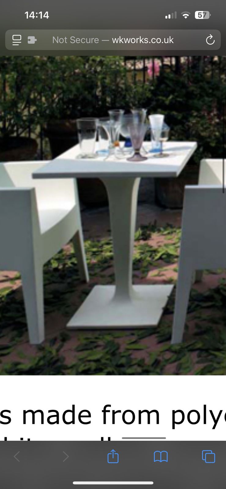 Table By Driade, Designed By Phillippe Starck photo 150.0