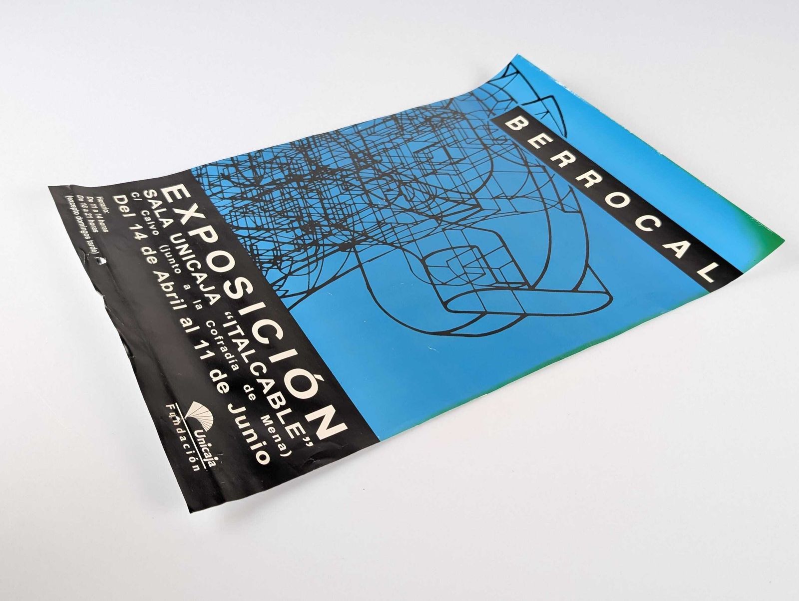 Exhibition Poster By Miguel Berrocal, Sala Unicaja, Spain, 1990s photo furniture