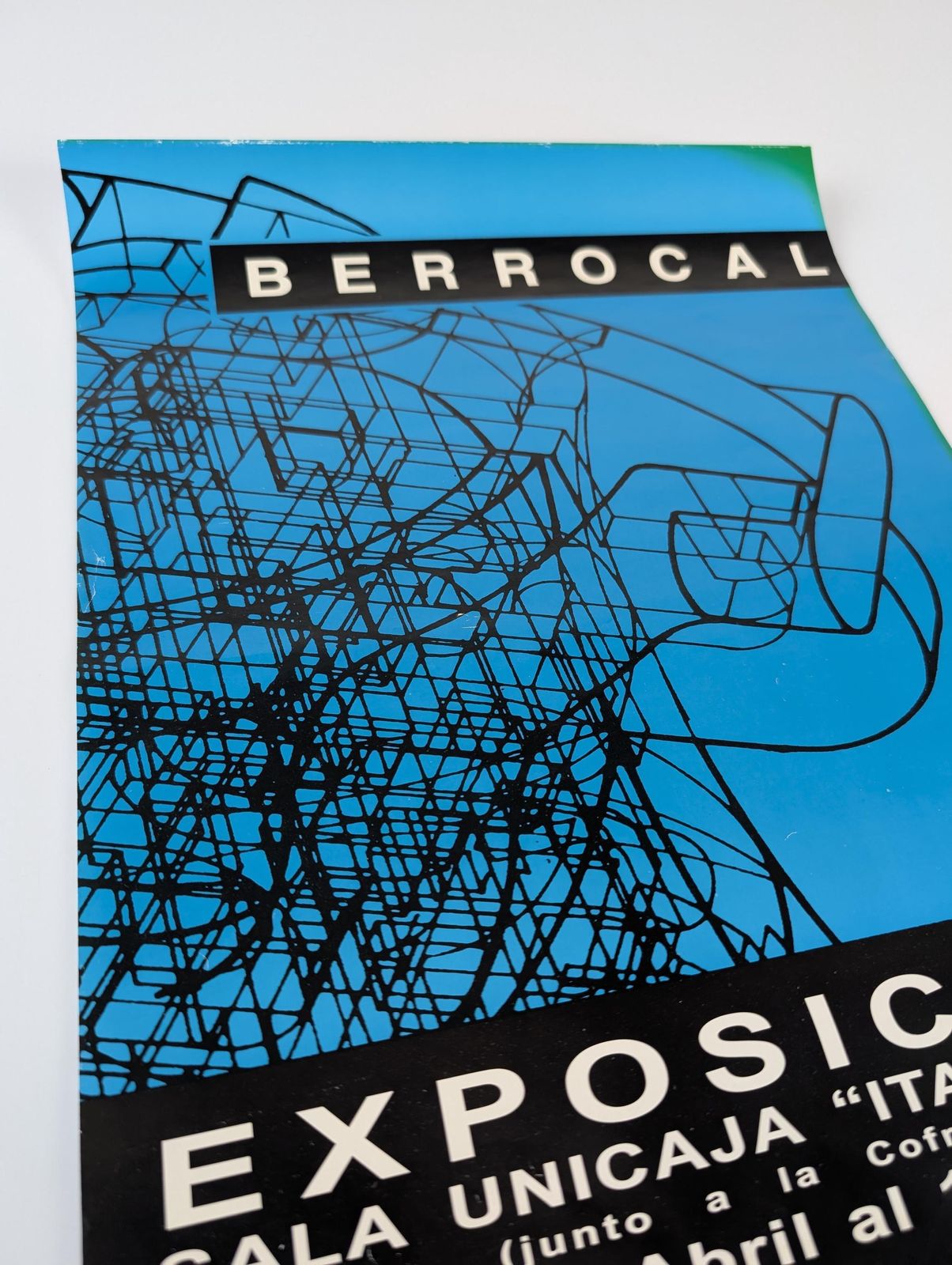 Exhibition Poster By Miguel Berrocal, Sala Unicaja, Spain, 1990s photo for sale