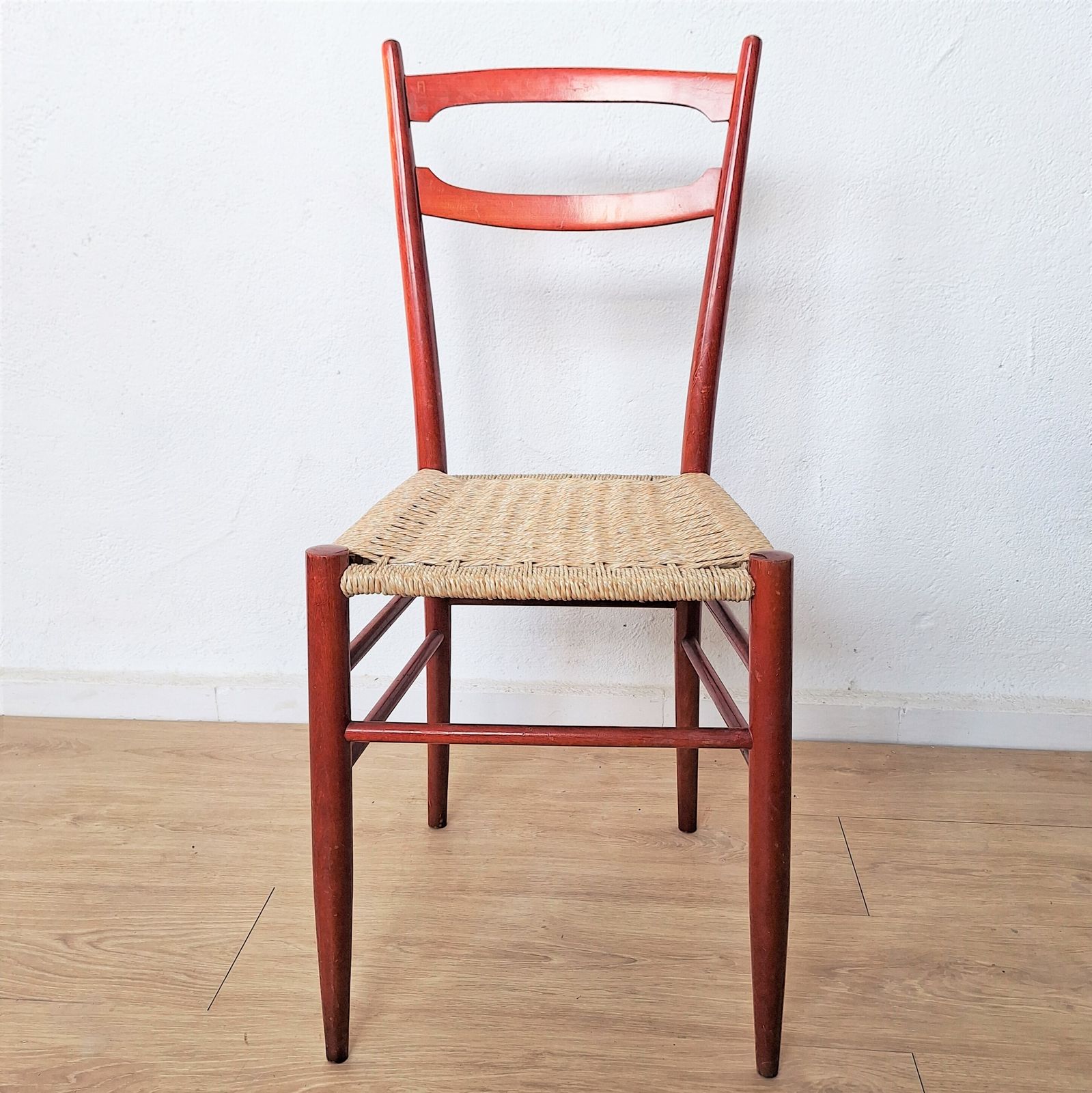 Vintage Chair In The Style Of Gio Ponti   Superleggera. 1960–1965 photo for sale