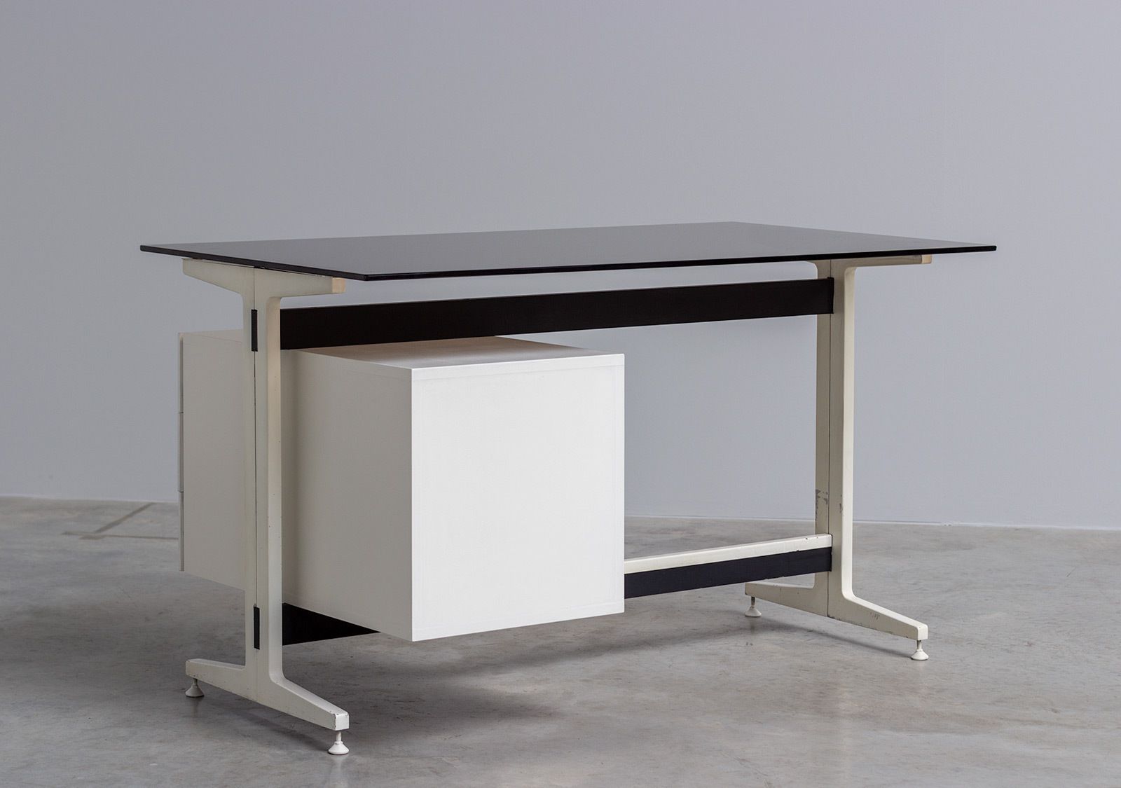 Vintage Mid Century Desk By Etienne Fermigier 1970 photo furniture
