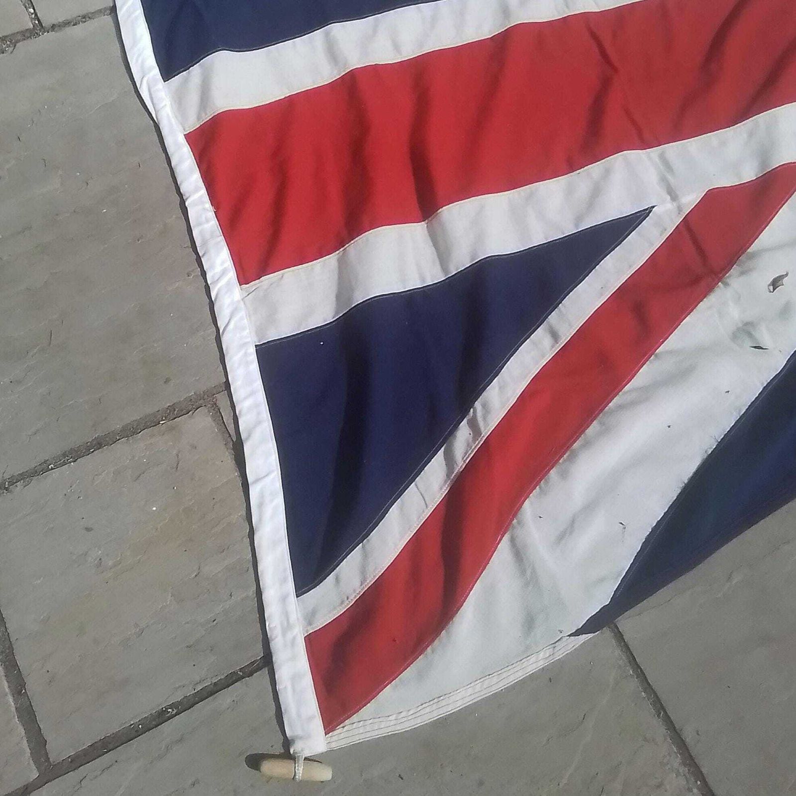 Xl Union Jack Flag, Very Large Union Jack Flag Original Vintage Xl Flag photo for sale