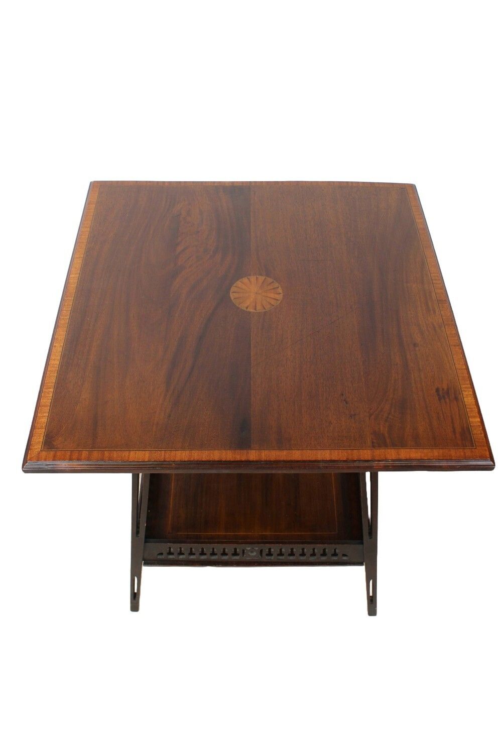 Edwardian Mahogany Inlaid Side Table By Trevor Page & Co photo furniture