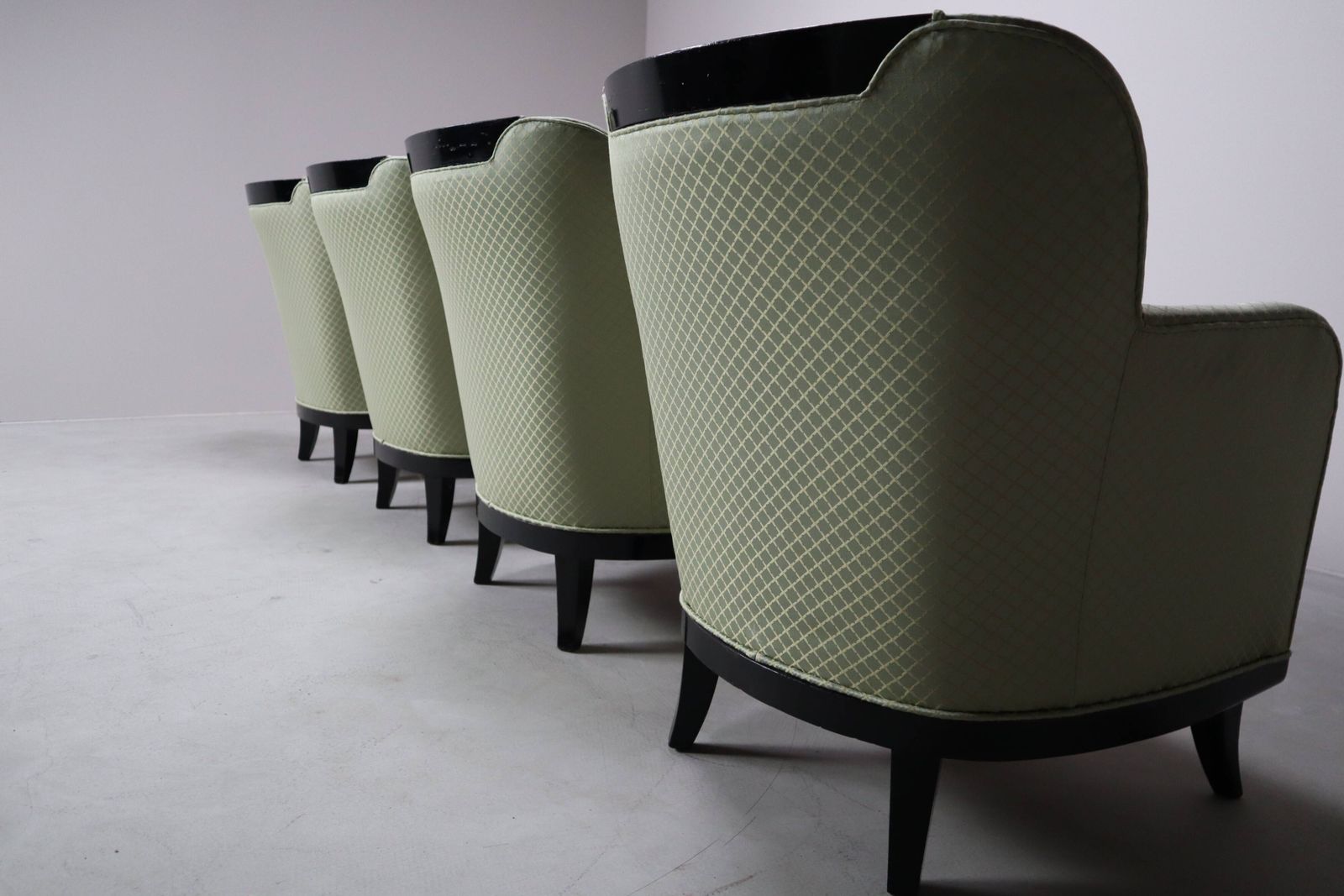 Set Of Four Art Deco Armchairs, 1930 1950 photo furniture