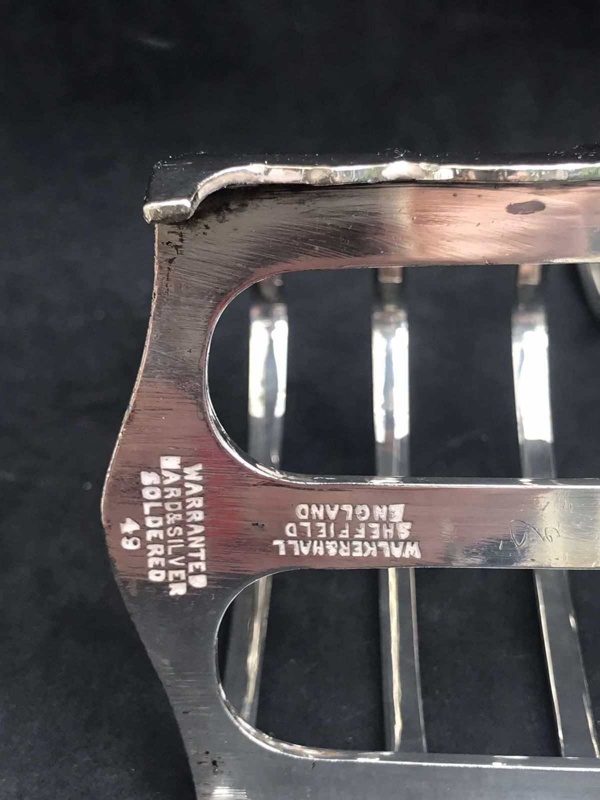Toast Rack Holder Edwardian Breakfast Set Walker And Hall 6 Slices Toast Rack Antique English Brunch Tableware Wedding Gift Christmas photo vintage