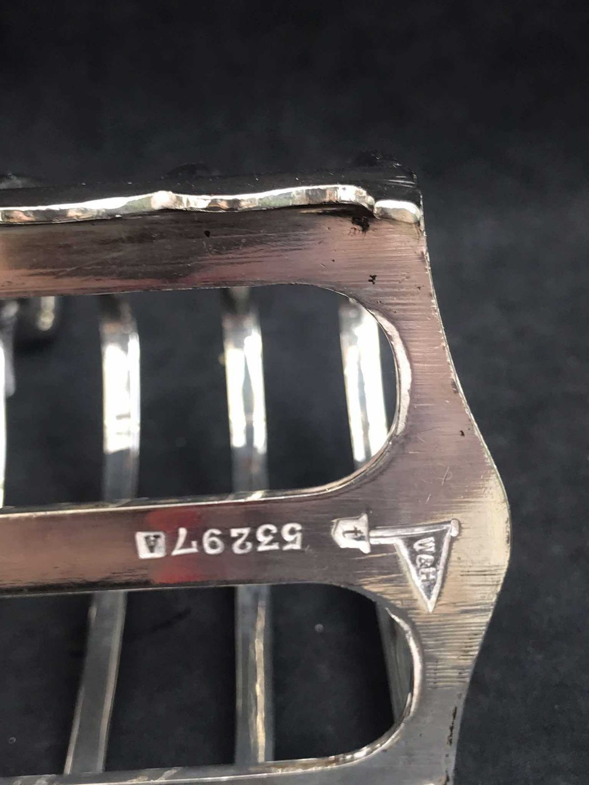 photo furniture Toast Rack Holder Edwardian Breakfast Set Walker And Hall 6 Slices Toast Rack Antique English Brunch Tableware Wedding Gift Christmas