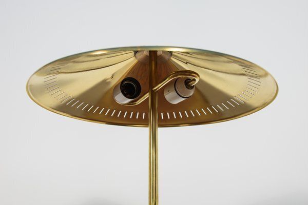 photo buy Vintage Danish Table Lamp In Brass By Bent Karlby For Lyfa, 1950s