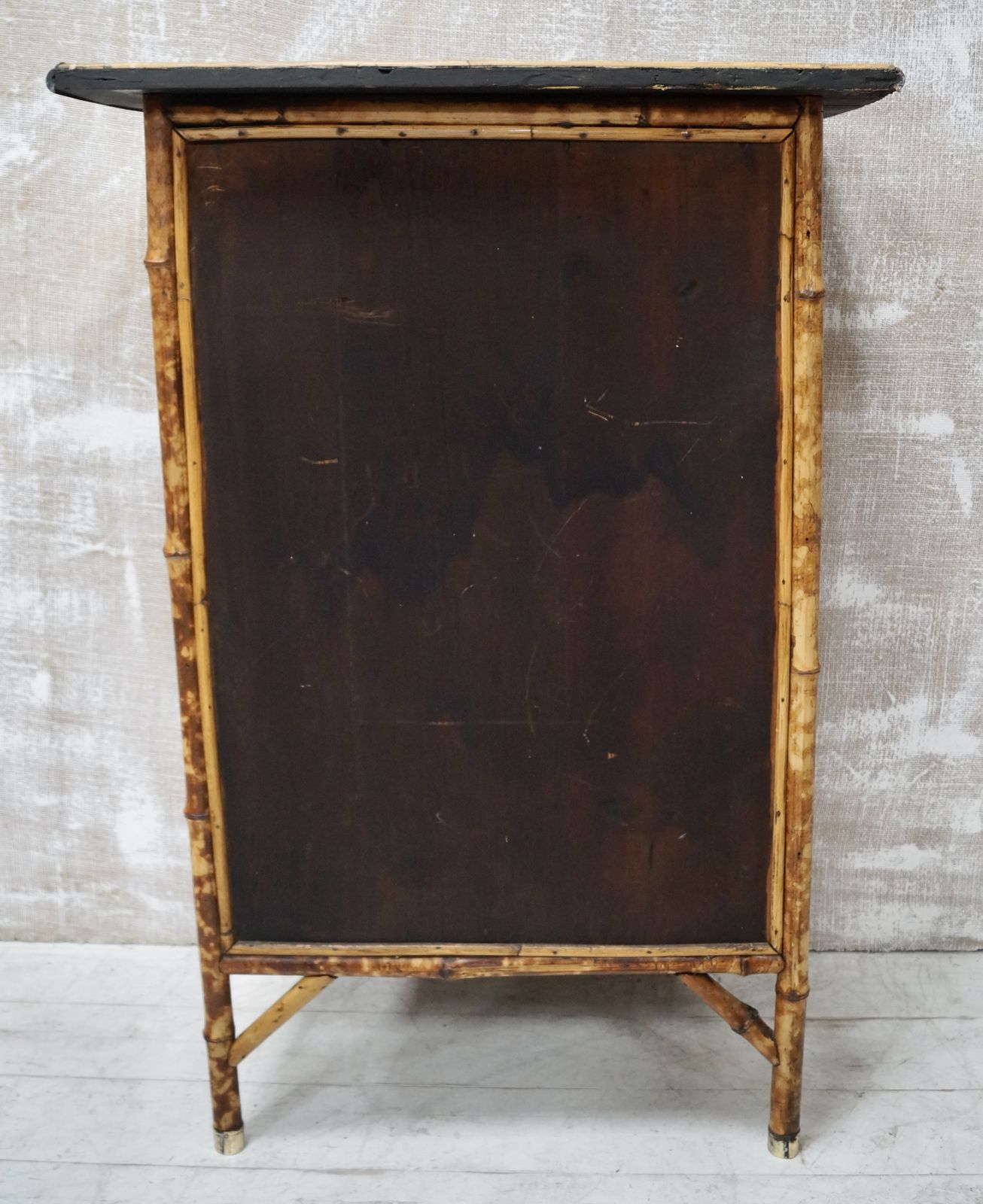 photo buy Victorian W.F Needham’s Glazed Bamboo Cabinet
